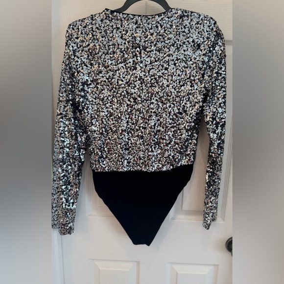 Bardot Black Label Detailed Bodysuit size M - Picture 4 of 4